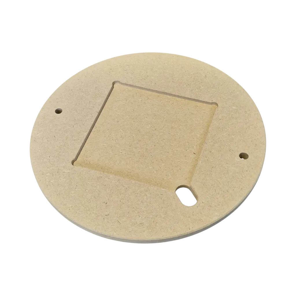 Basisscheibe MDF für Bat-System Keramik 147mm 2-Loch 254mm