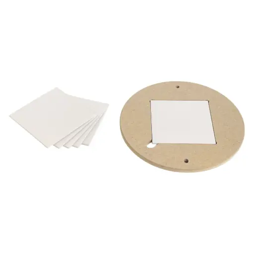  Bat-System mit Einsätzen aus Biskuit-Fliesen 147mm (2-Loch 254mm / 10 Zoll)